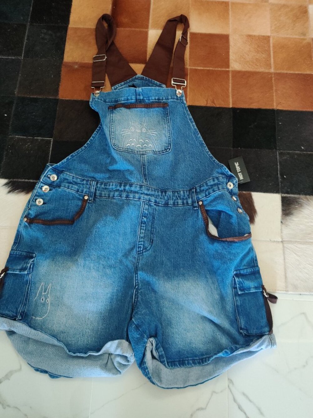 Her Universe Studio Ghibli shorts overalls size 3x New